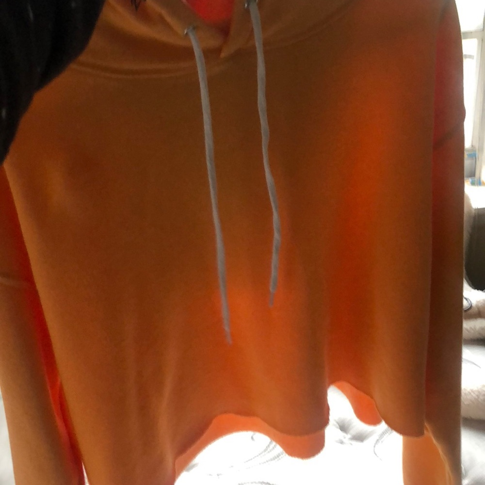 cute teenage cropped hoodie
